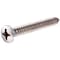 Hillman Sheet Metal Screw, #14 x 1 in, Stainless Steel Oval Head Phillips Drive 0823738 - alternate 1